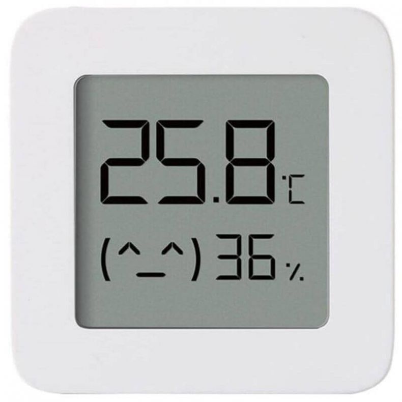 xiaomi mi home temperaturos dregmes jutiklis, baltas, 1