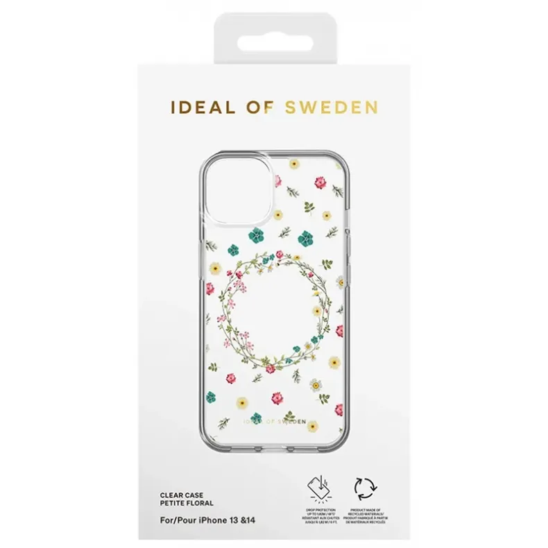 IDeal Of Sweden iPhone 13 | 14 clear dėklas - Petite Floral, 4 nuotrauka