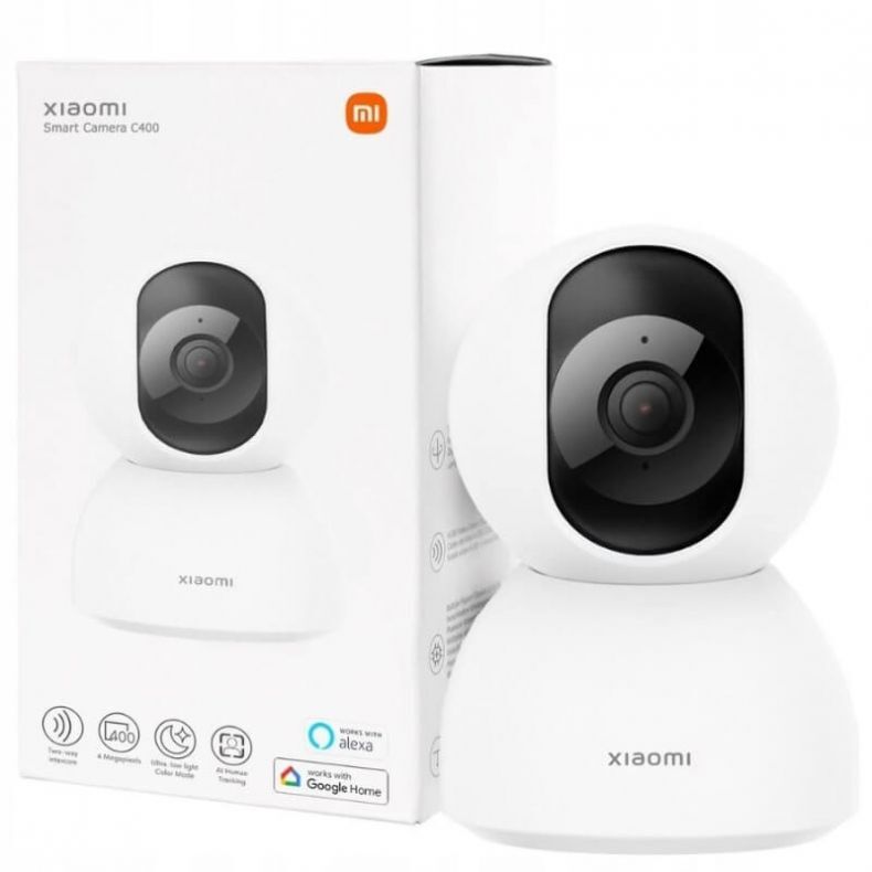 Xiaomi Smart Camera C400 vidaus stebėjimo kamera, balta