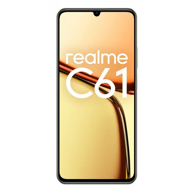 Realme C61 išmanusis telefonas 256 GB, auksinis, 2 nuotrauka