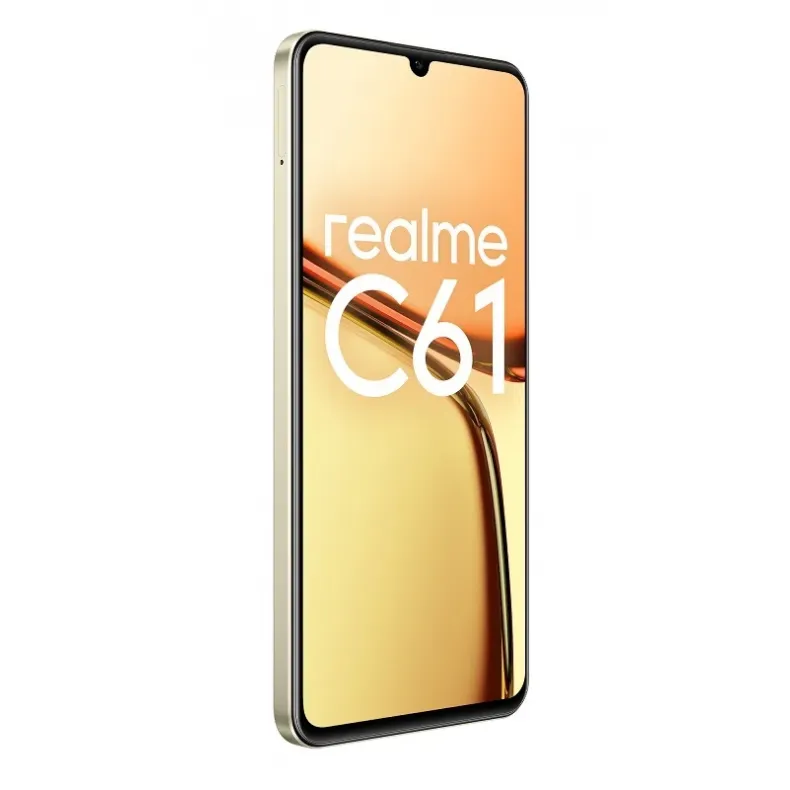 Realme C61 išmanusis telefonas 256 GB, auksinis, 3 nuotrauka