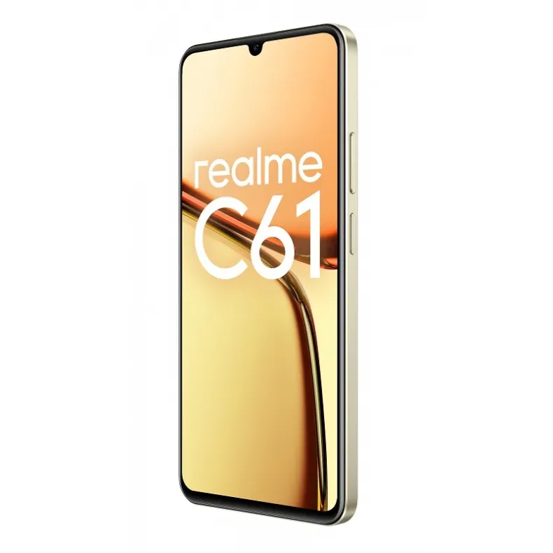 Realme C61 išmanusis telefonas 256 GB, auksinis, 4 nuotrauka