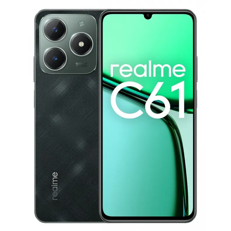 Realme C61 išmanusis telefonas 256 GB, žalias, 1 nuotrauka