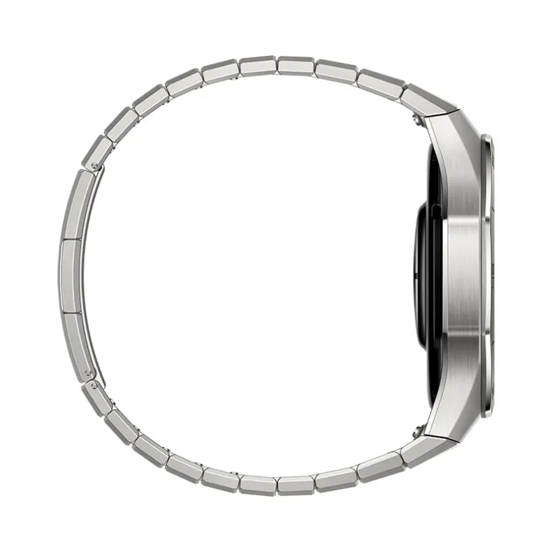 Huawei GT 5 Pro titanium išmanusis laikrodis 46mm, sidabrinis titano apyrankė, 4