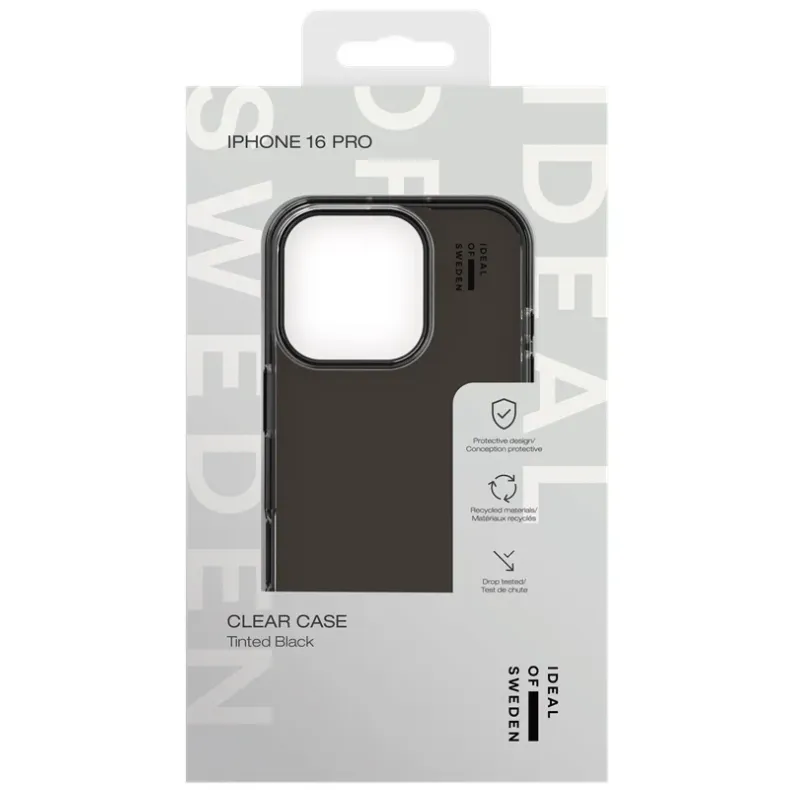 Ideal of Sweden iPhone 16 Pro Clear juodas dėklas, 4 nuotrauka