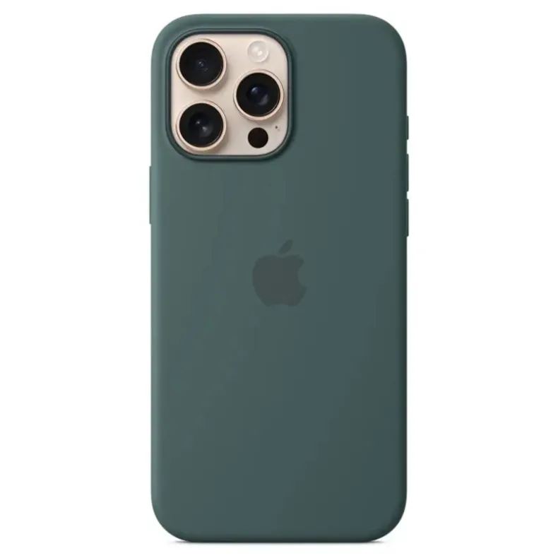  Apple iPhone 16 Pro silikoninis dėklas su MagSafe Lake green, 1 nuotrauka