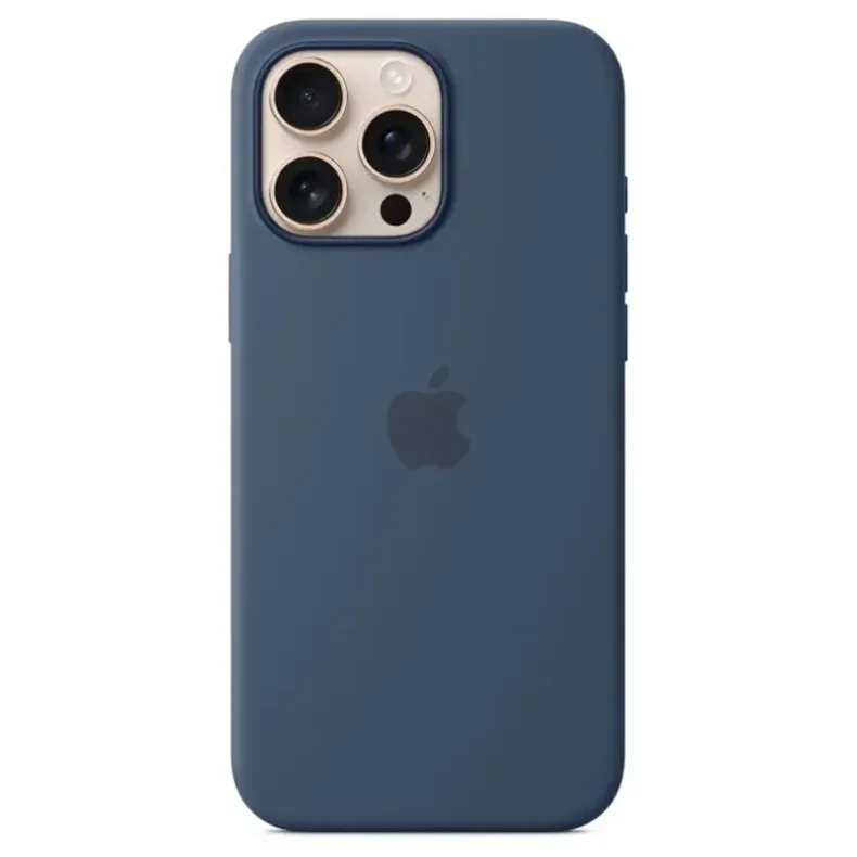 Apple iPhone 16 Pro Max silikoninis dėklas su MagSafe Denim, 1 nuotrauka