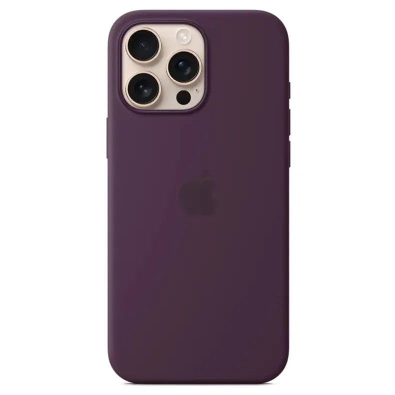 Apple iPhone 16 Pro Max silikoninis dėklas su MagSafe Plum