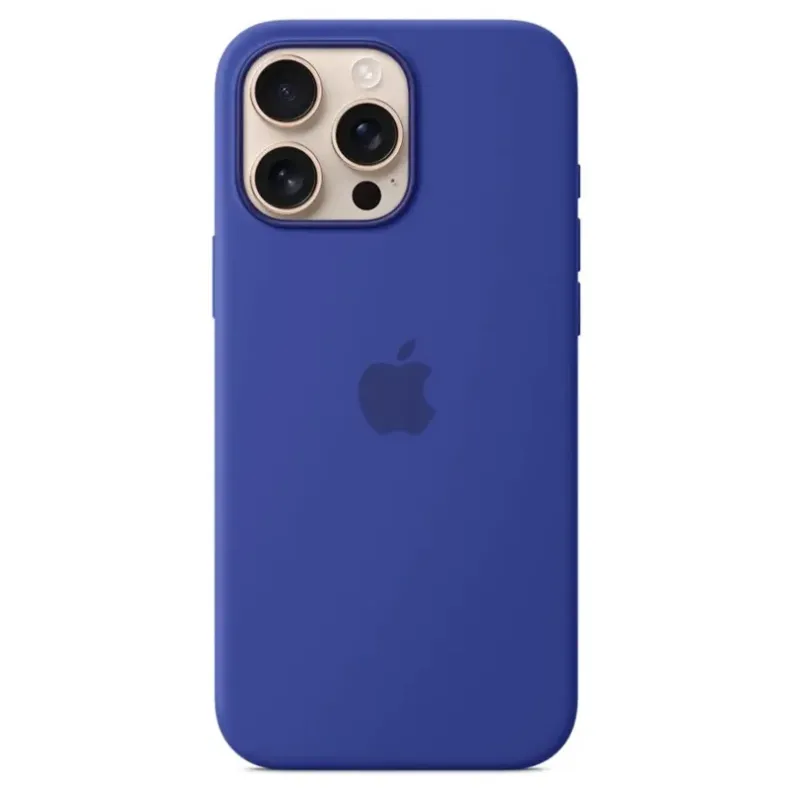 Apple iPhone 16 Pro Max silikoninis dėklas su MagSafe ultramarine