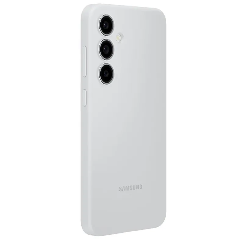 Samsung Galaxy S24 FE silikoninis dėklas, pilkas, 2 nuotrauka