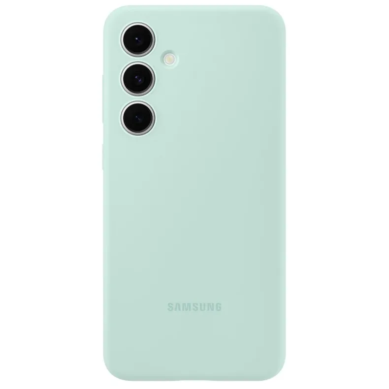 Samsung Galaxy S24 FE silikoninis dėklas, mėtinis, 1 nuotrauka