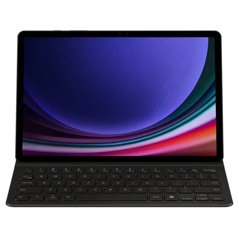 Samsung Galaxy Tab S9 juodas dėklas su klaviatūra, 9 nuotrauka