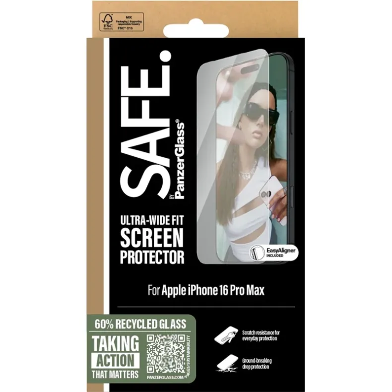 Safe iPhone 16 Pro Max stikliukas, 1 nuotrauka