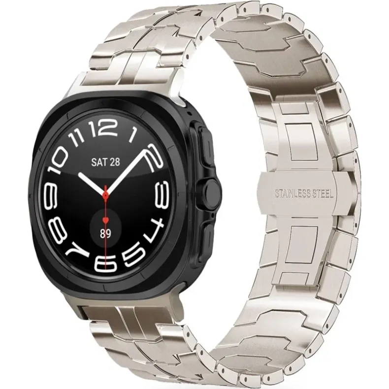 Techprotect Samsung Watch Ultra stainless line dirželis, titano 2 nuotrauka