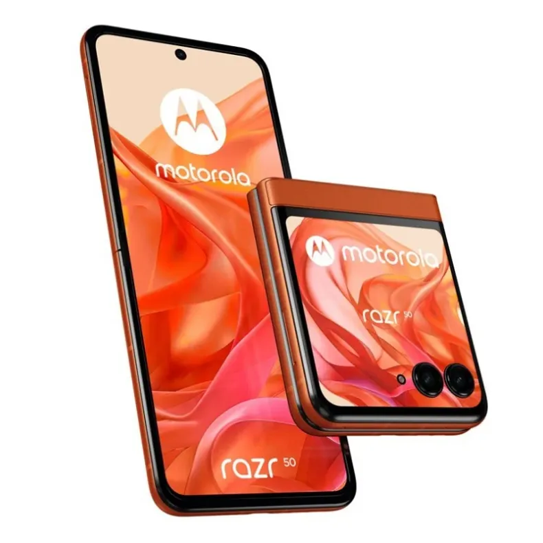 Motorola Razr 50 256GB išmanusis telefonas oranžinės spalvos