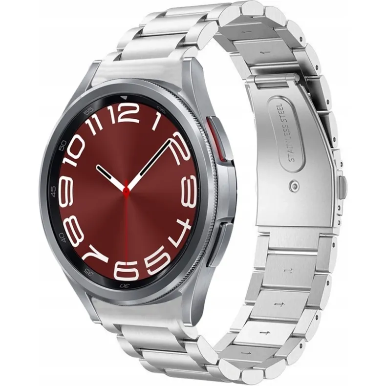 Techprotect Samsung Watch 40  42 44  45  46 mm stainless dirželis, sidabrinė, 2 nuotrauka