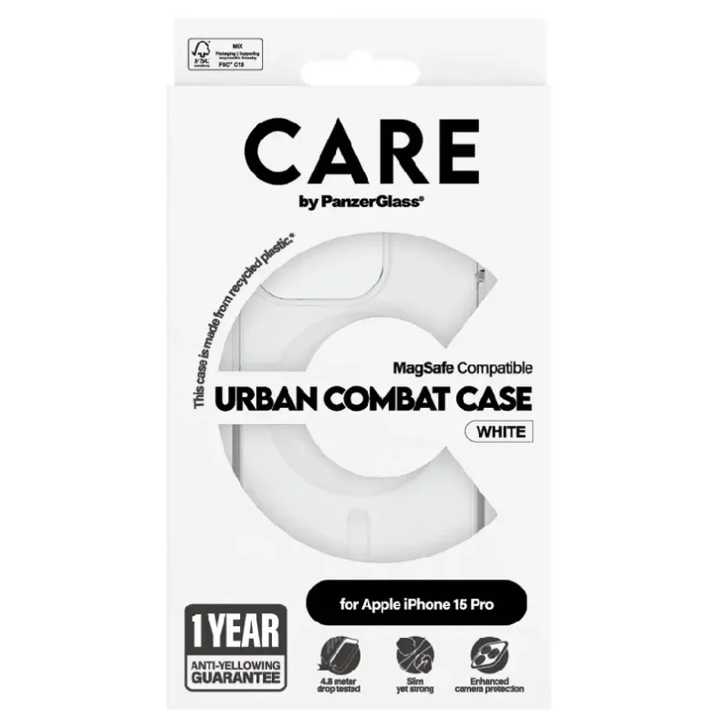 CARE by PanzerGlass iPhone 15 Pro Urban Combat Magsafe dėklas, nuotrauka 3