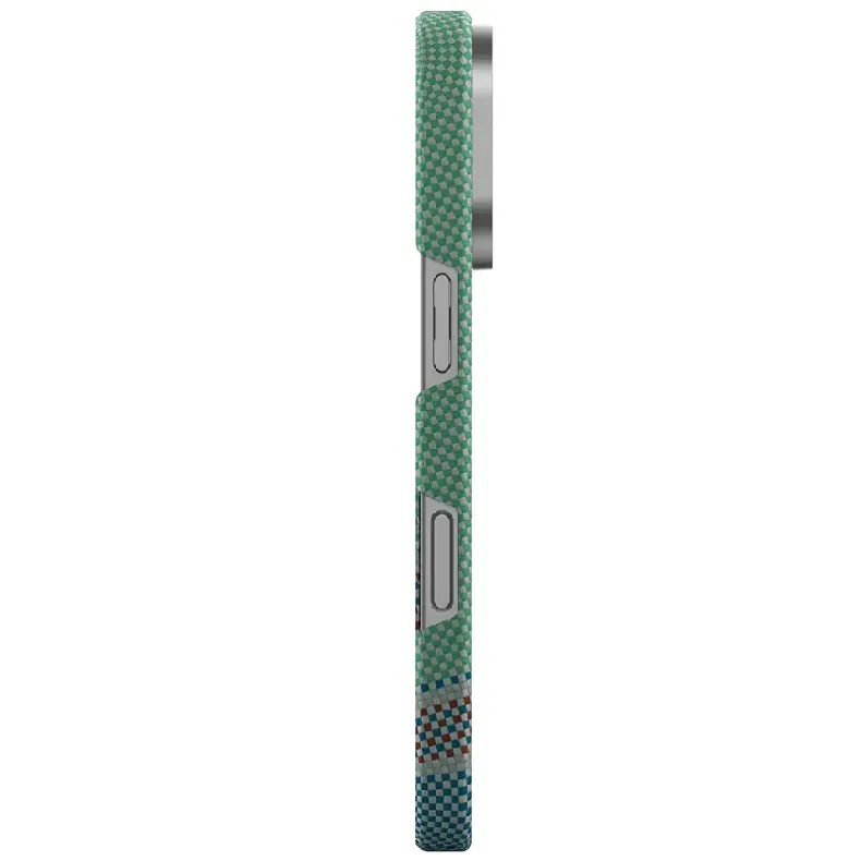 Benks Iphone 16 Pro Max Passion Green Kevlar dėklas, nuotrauka 3