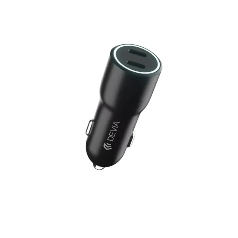 Devia Smart PD dvigubas automobilinis įkroviklis USB-C - 40W,1 nuotrauka