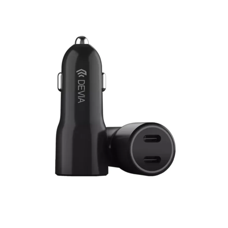 Devia Smart PD dvigubas automobilinis įkroviklis USB-C - 40W,2 nuotrauka