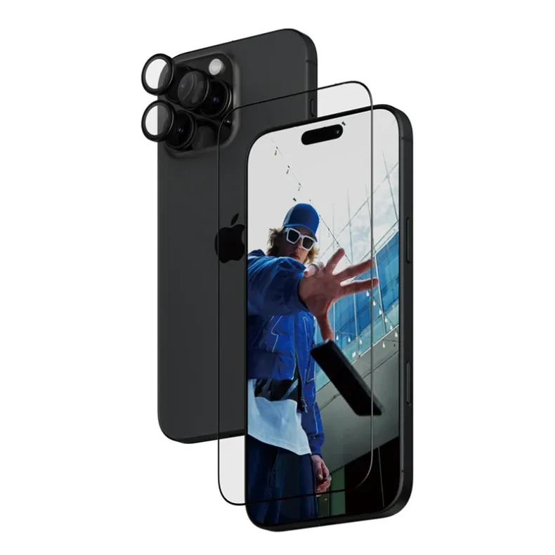 Panzerglass iPhone 16 Pro Max ekrano ir kameros stikliukai, 4 nuotrauka