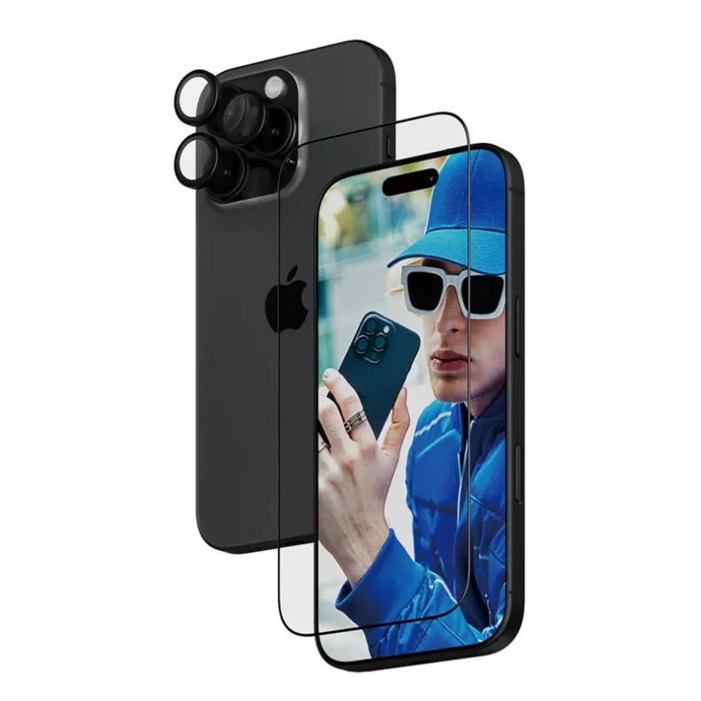 Panzerglass iPhone 16 Pro ekrano ir kameros stikliukai, 2 nuotrauka