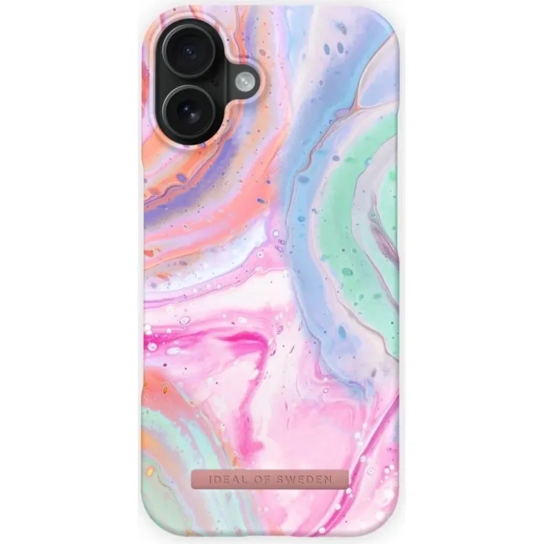 iDeal of Sweden iPhone 15 dėklas- Pastel Marble, nuotrauka 1