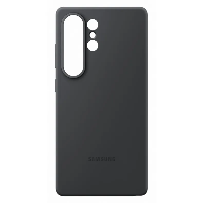 Samsung Galaxy S25 Ultra silikoninis dėklas, juoda, 4 nuotrauka