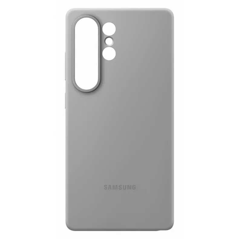 Samsung Galaxy S25 Ultra silikoninis dėklas, pilka, 4 nuotrauka