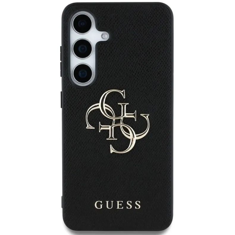 Guess Samsung Galaxy S25 Grained Big 4G Logo dėklas, nuotrauka 1