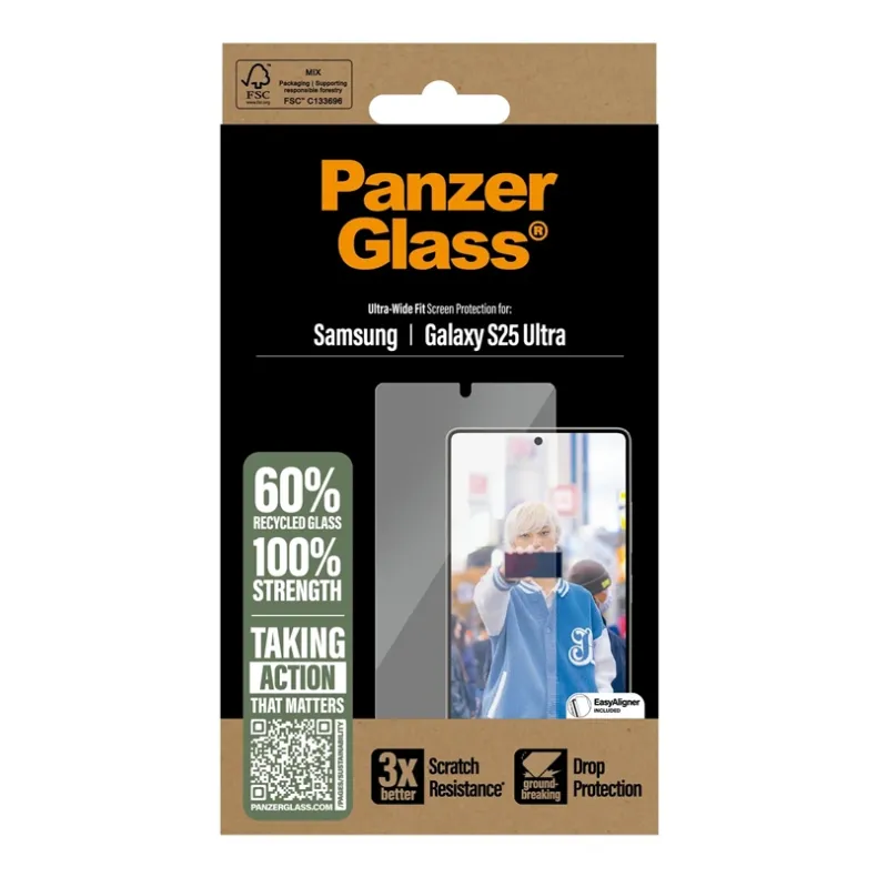 Panzerglass Samsung Galaxy S25 Ultra stikliukas, 1 nuotrauka