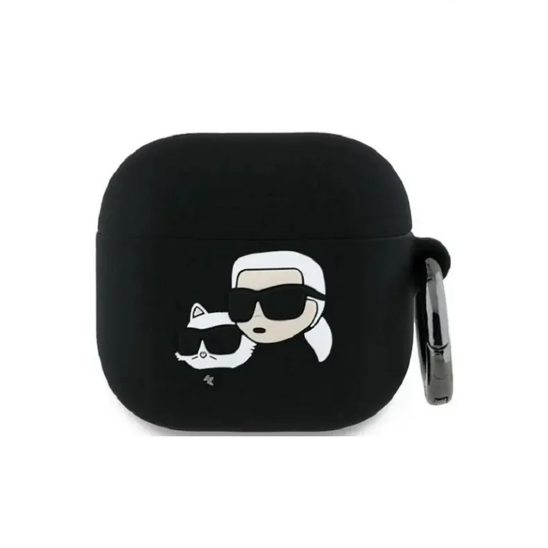 Karl Lagerfeld AirPods 4 Double Heads dėklas,1 nuotrauka