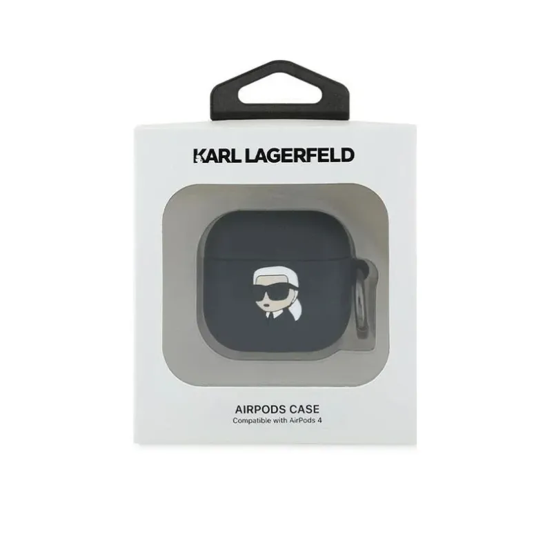 Karl Lagerfeld AirPods 4 Karl Head dėklas,3 nuotrauka