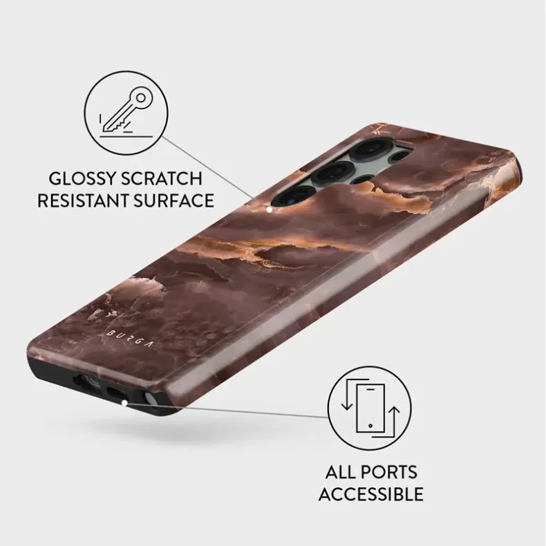 Burga Samsung Galaxy S25 Ultra Tough dėklas - Fire Wood, nuotrauka 2