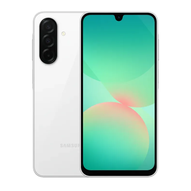 Samsung Galaxy A26, balta spalva, 1 nuotrauka