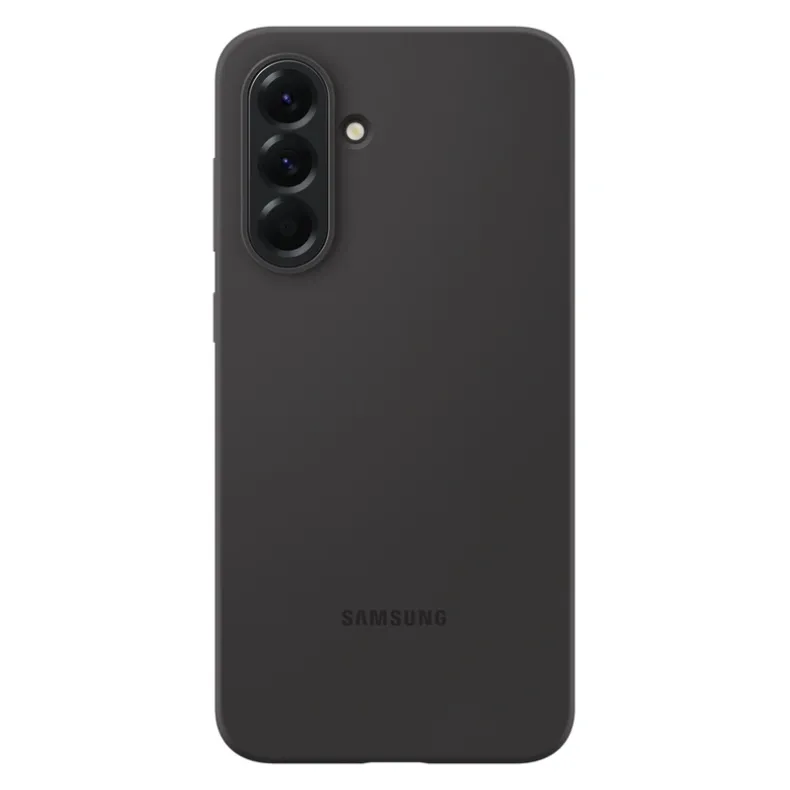 Samsung Galaxy A56 silikoninis dėklas, juoda, 1 nuotrauka