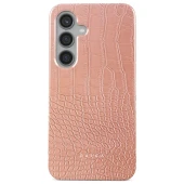 Burga Tough Samsung Galaxy S24 dėklas - Pink Croco, 1 nuotrauka