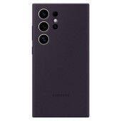 SAMSUNG Galaxy S24 Ultra silikoninis dėklas tamsiai violetinis