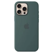 Apple iPhone 16 Pro Max silikoninis dėklas su MagSafe Lake green, 1 nuotrauka