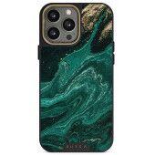 BURGA Elite Gold dėklas iPhone 14 Pro Emerald Pool 