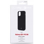 Celly Samsung Galaxy S21 FE Cromo silikoninis dėklas Black (juodas), 1 nuotrauka