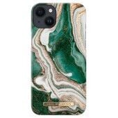 iPhone 14 Plus dėklas Golden Jade Marble