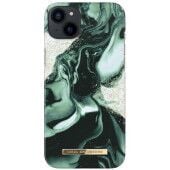 IDEAL OF SWEDEN dėklas iPhone 14 Plus Golden Olive Marble