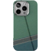 Benks Iphone 16 Pro Max Passion Green Kevlar dėklas, nuotrauka 1