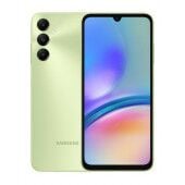 Samsung  A05s ekranas ir nugarele sviesiai zalia spalva