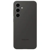 Samsung Galaxy S24 FE silikoninis dėklas, juodas, 1 nuotrauka