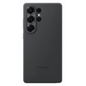  Samsung Galaxy S25 Ultra silikoninis dėklas, juoda, 1 nuotrauka