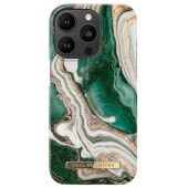 IDEAL OF SWEDEN dėklas iPhone 14 Pro Max Golden Jade Marble