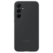 Silikoninis originalus dėklas Samsung Galaxy A35 juodas, 1 nuotrauka