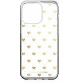 ideal Iphone 16 pro clear dėklas- golden hearts, nuotrauka 1